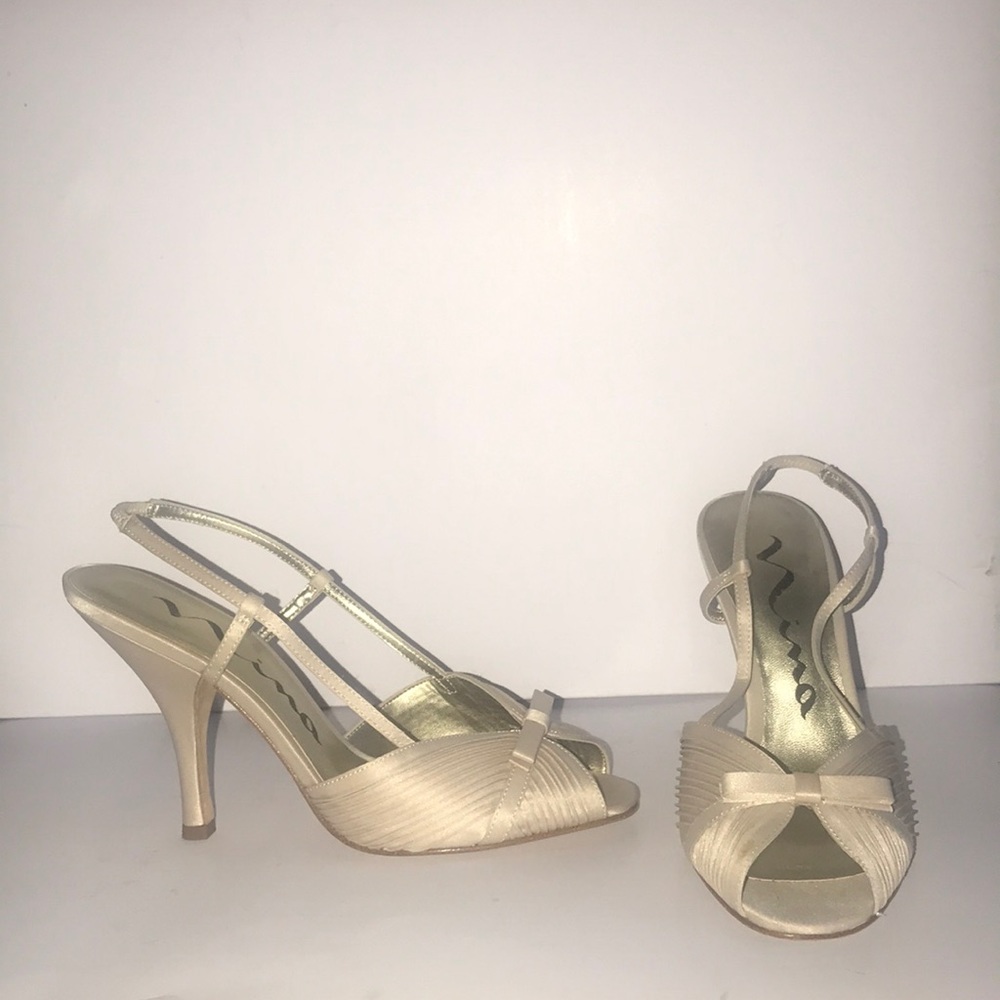 Cream Nina heels